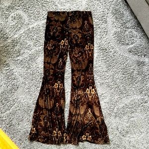 Velvet free people bell bottoms